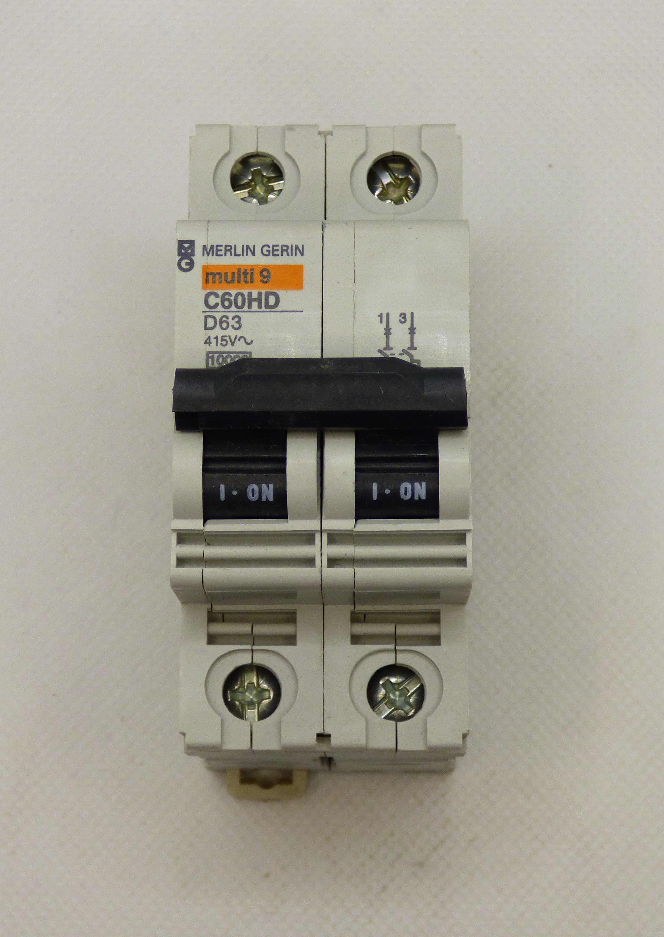 2P 63A TYPE D MCB 2P 63A TYPE D MCB